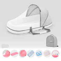 Baby Crib Multifunctional Folding Protection Mosquito Net Infant Camping Bed Travel Cot - One Red Hill