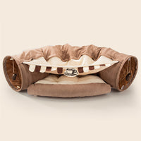 collapsible cat tunnel durable washable collapsible