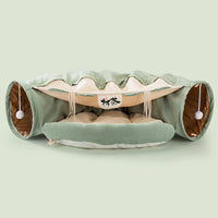 collapsible cat tunnel durable washable collapsible