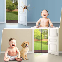 Curtains Automatic Closing Door for Kitchen Magnetic Door Mosquito Net