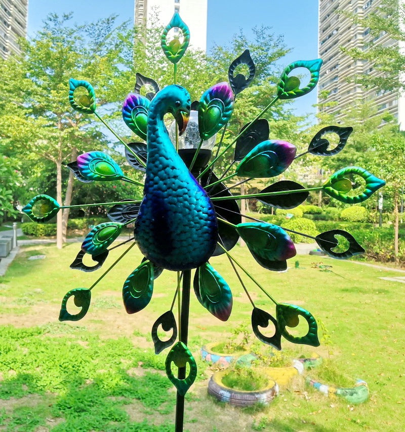 Garden Plug-In With Solar Glass Ball - One Red Hill