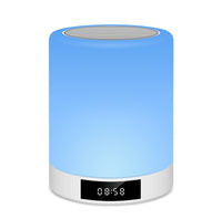 Usb Night Light Rechargeable Bluetooth Speaker Mini Speaker Alarm Clock - One Red Hill