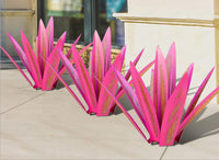 DIY Metal Art 9 Leaves Tequila Rustic Sculpture Rust Garden Yard Art Statues Craft Home Decor Signs Decoration - One Red Hill