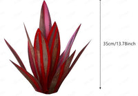 DIY Metal Art 9 Leaves Tequila Rustic Sculpture Rust Garden Yard Art Statues Craft Home Decor Signs Decoration - One Red Hill