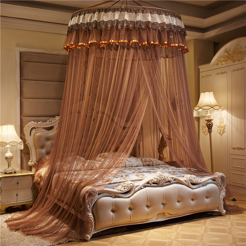 Dome Mosquito Net Princess Landing Lace Hanging Encryption Ceiling Mosquito Net