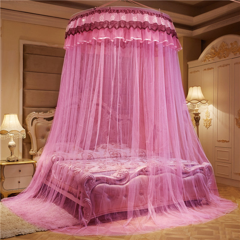 Dome Mosquito Net Princess Landing Lace Hanging Encryption Ceiling Mosquito Net