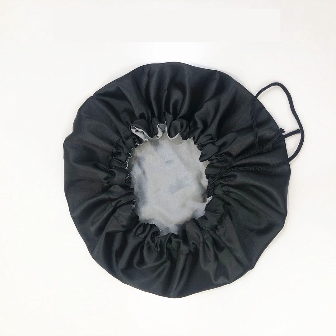 Satin  Sleep Oversized Day And Night Hat Salon Hat Hood