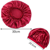 Satin  Sleep Oversized Day And Night Hat Salon Hat Hood