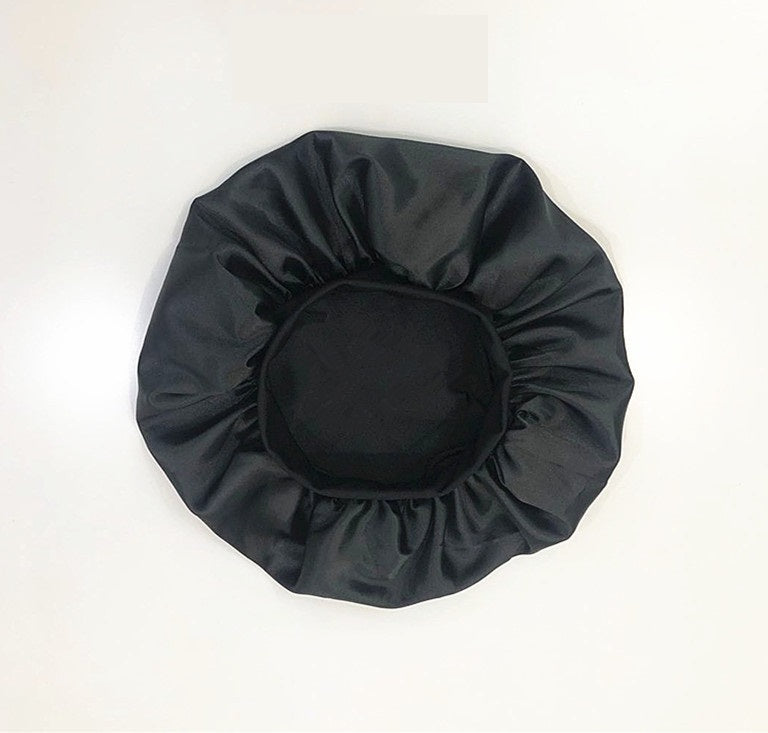 Satin  Sleep Oversized Day And Night Hat Salon Hat Hood