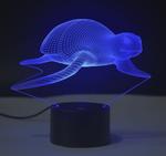 Colorful Touch Remote Control LED Visual Light Gift 3D Small Table Lamp