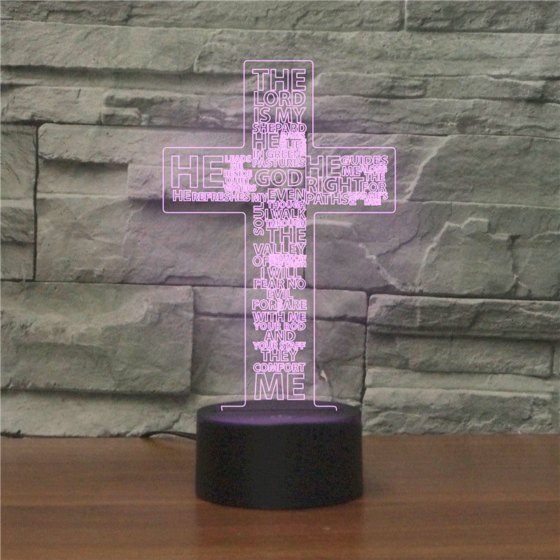 3D light, colorful touch remote control LED - One Red Hill