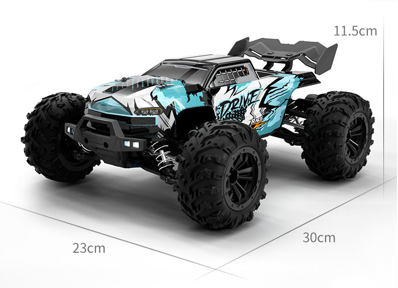 Brushless Four-wheel Drive Off-road Climbing RC Remote Control CarSedanpickup Model Car - One Red Hill