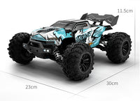 Brushless Four-wheel Drive Off-road Climbing RC Remote Control CarSedanpickup Model Car - One Red Hill