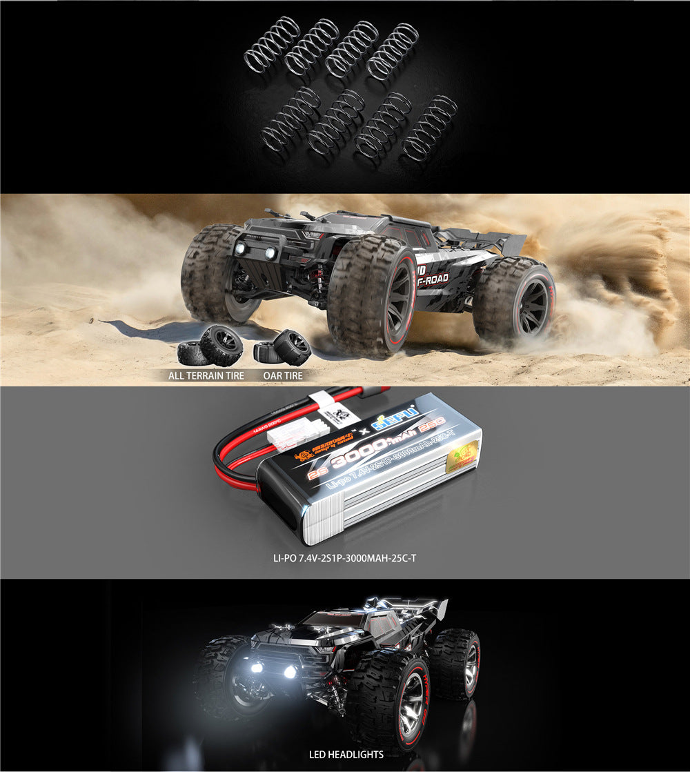 Brushless RC Car High Speed Drift Truck 24g Remote Control Car - One Red Hill