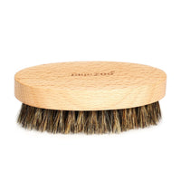 Oval Bluezoo Men's Care Flower Bristle Beech Wood Color Beard Hair Brush - One Red Hill