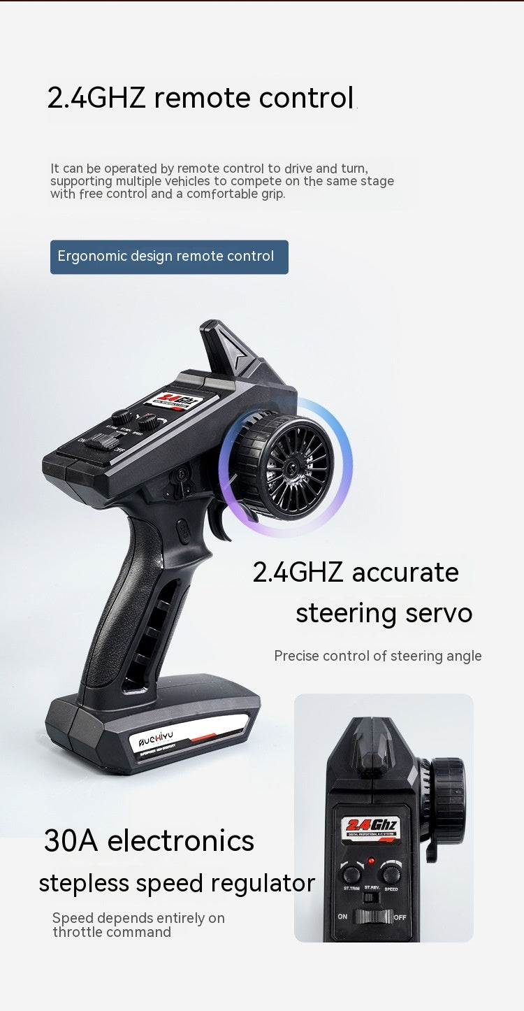 Remote Control Brushless High-speed Off-road Vehicle 116 Full Scale Professional Rock Crawler Remote Control Model Four-wheel Drive - One Red Hill