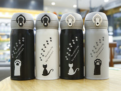 Stainless steel vacuum flask cat claw vacuum cup