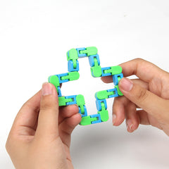 24-section Chain Track Building Block Toy