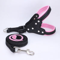 Dog chest back triangle chest strap - One Red Hill