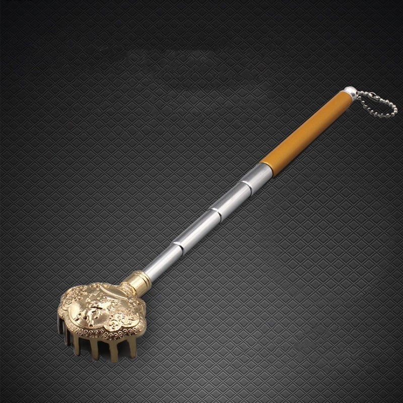 Don't ask for itching stainless steel telescopic scratcher