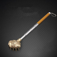 Don't ask for itching stainless steel telescopic scratcher