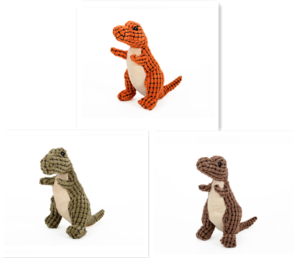 Dinosaur Pet Toys Giant Dogs Pets Interactive Dog Toys For Large Dogs Chew Toys Chihuahua Plush Stuffing Squeakers - One Red Hill
