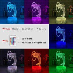 Colorful Touch Remote Control LED Visual Light - One Red Hill