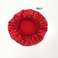 Satin  Sleep Oversized Day And Night Hat Salon Hat Hood