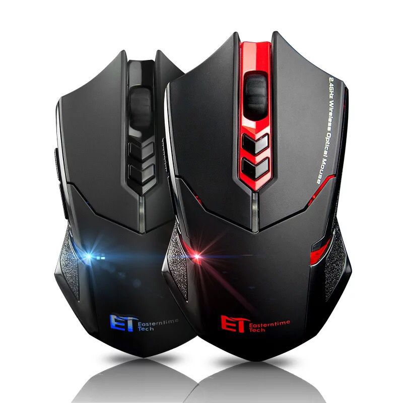 Power-Saving Silent Luminous Wireless Mouse - One Red Hill