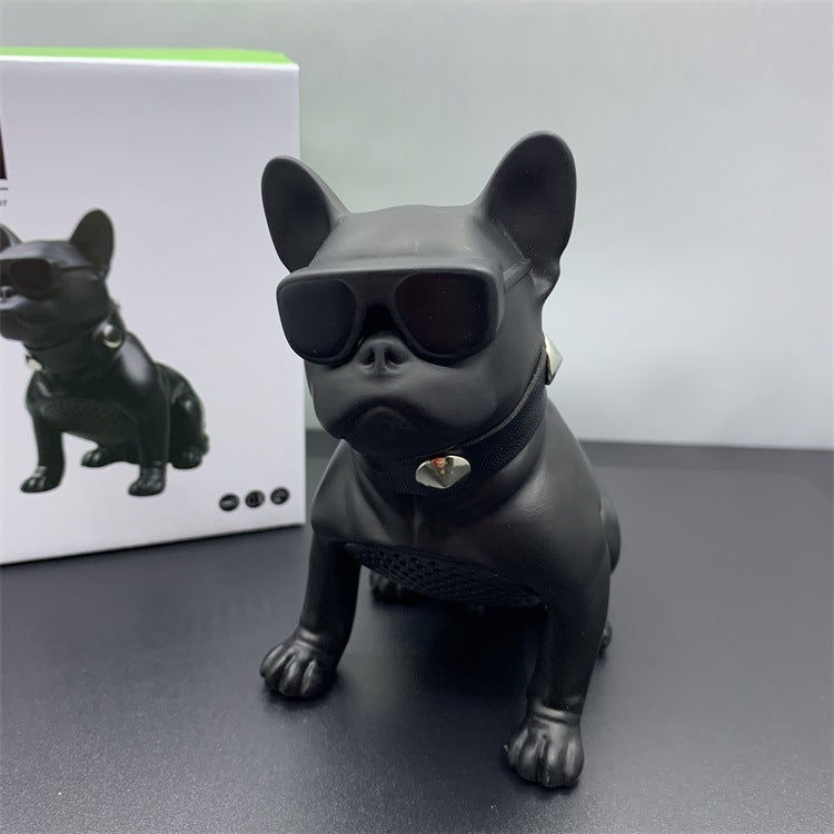 Mini Full Body Bulldog Bluetooth Speaker - It MAKES THE STATEMENT ! !  Who's The Boss ! ! - One Red Hill