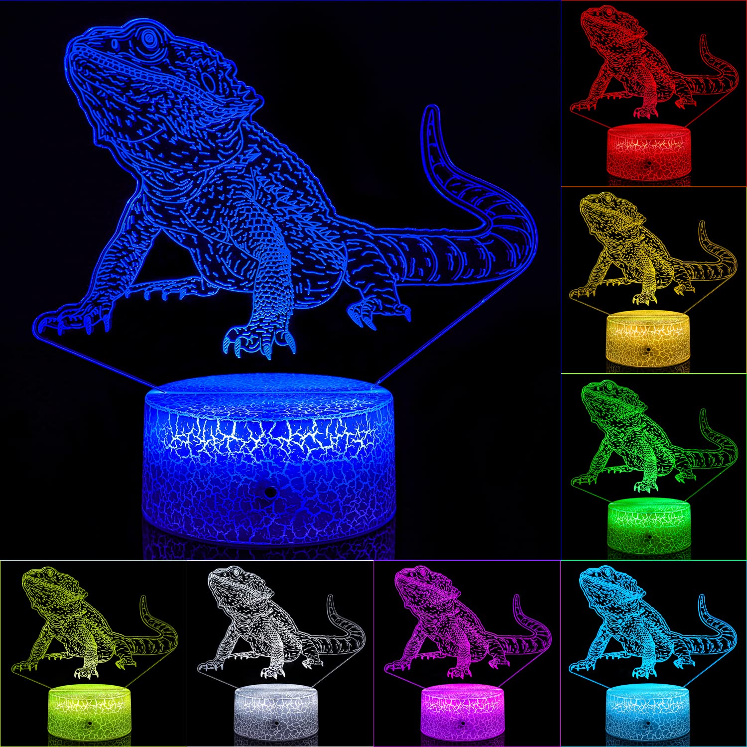 Stunt Motorcycle 3D Light Colorful Touch Remote Control LED Visual - One Red Hill