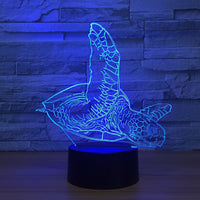 LED colorful touch remote control desk lamp - One Red Hill