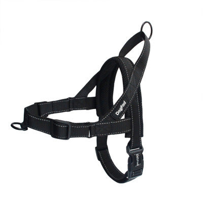 Dog Harness Leash Rope Set Adjustable Dogs Chest Back Traction Rope Puppy Pet Durable Outdoor Walking Rope Chain Belt - One Red Hill