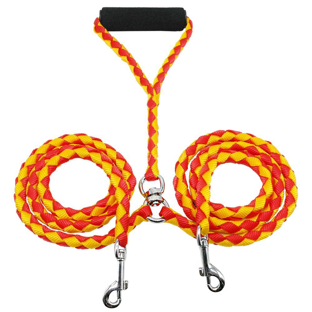 Braided PP round rope dog leash dog leash