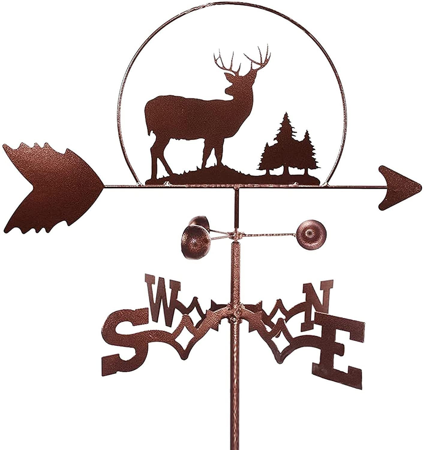 Weather Retro Iron Roof Decoration