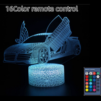 Foreign Trade New Stunt Motorcycle 3D Lights Colorful Touch Remote Control - One Red Hill