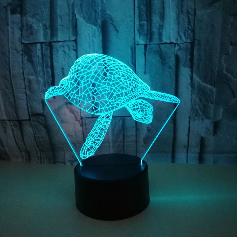 Colorful Touch Remote Control 3D LED Visual Light - One Red Hill