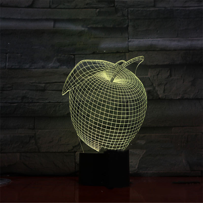 Touch Remote Control Bedroom Bedside 3d Night Light - One Red Hill