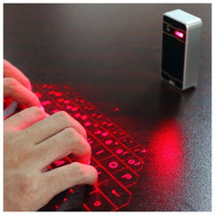 Bluetooth Wireless Laser Keyboard - One Red Hill