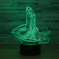 LED colorful touch remote control desk lamp - One Red Hill
