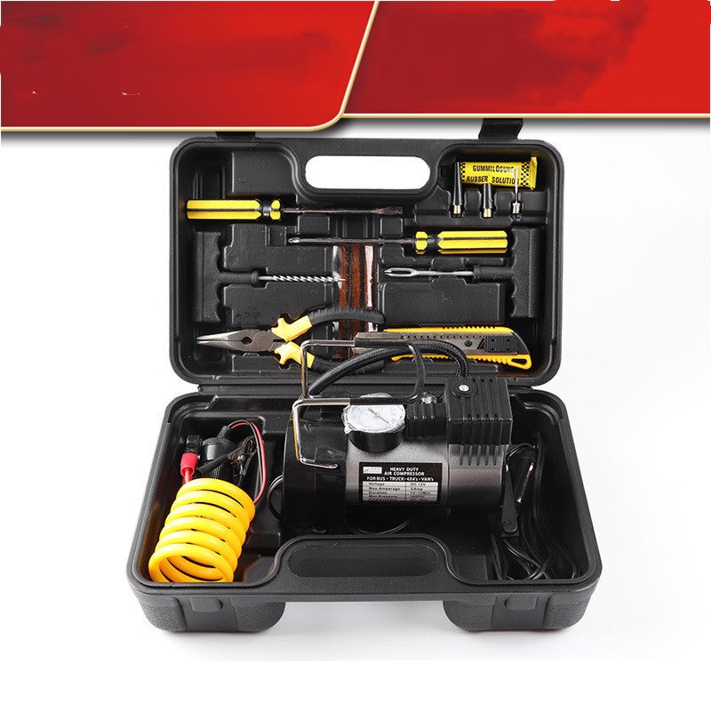 Multifunctional Tire Electric Car Tire Repair kit Tool Box - One Red Hill
