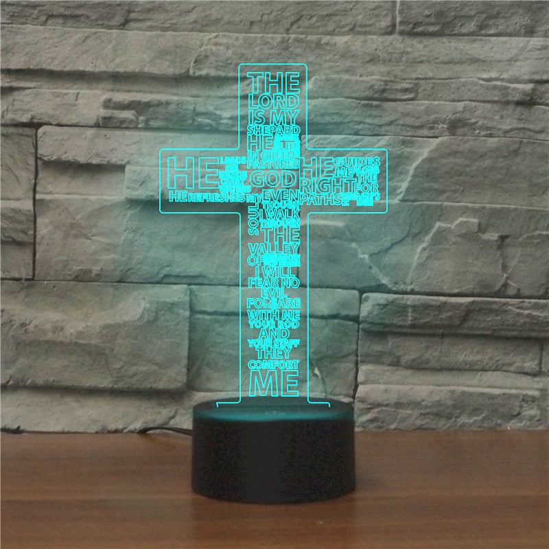 3D light, colorful touch remote control LED - One Red Hill