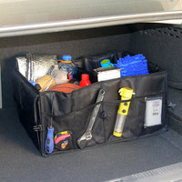 Car storage can store and organize packages - One Red Hill