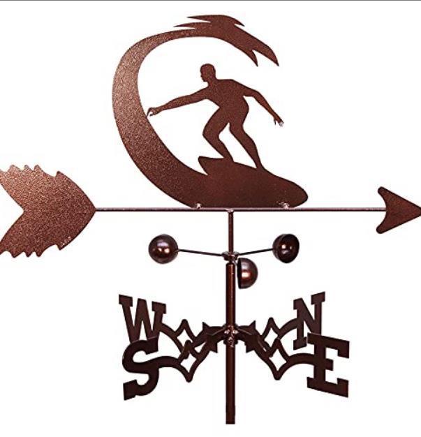 Weather Retro Iron Roof Decoration