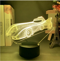 New Stunt Motorcycle 3D Light Colorful Touch Remote Control LED Visual Light - One Red Hill