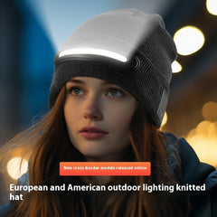 Outdoor Sports Strong Light Lighting Warm Hat