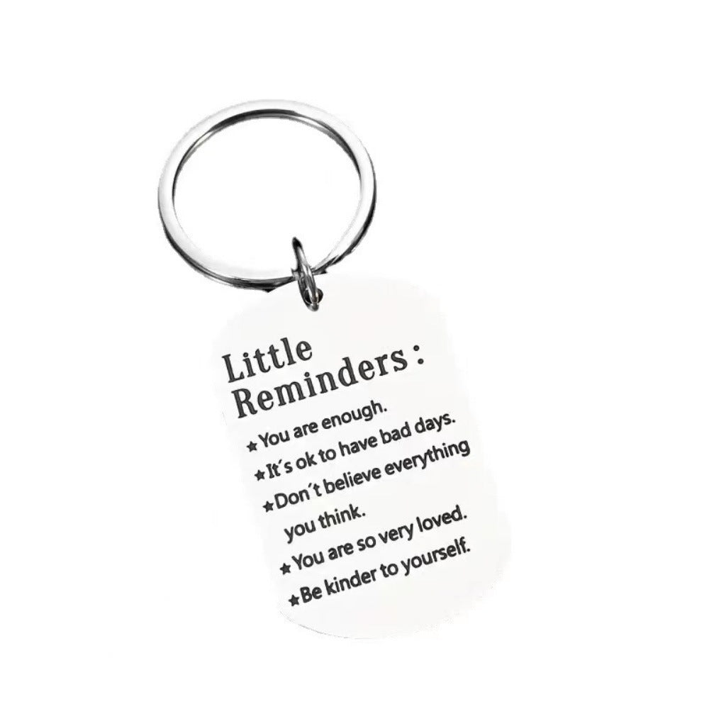 Valentine's Day Christmas Gift Stainless Steel Key Ring Men And Women Send Friends Creative Fashion