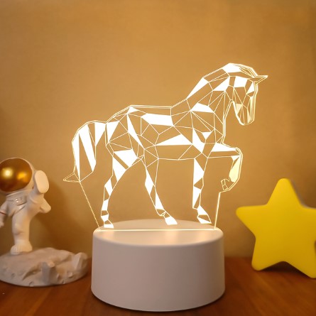 3D Lights Colorful Touch Remote Control LED Visual Lights - One Red Hill