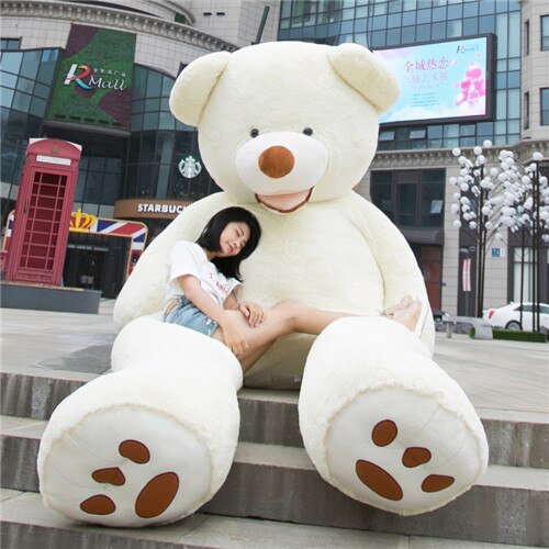 Giant Teddy Bear Plush Toy Huge  Soft Toys  Leather Shell - One Red Hill