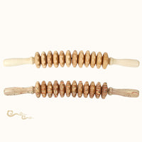 Roller Massage Belly Back Wooden Massager
